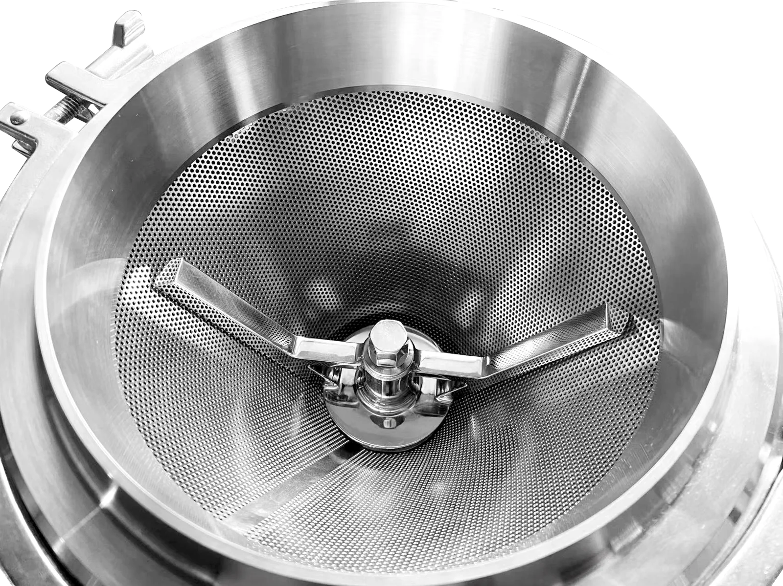 Conical mill screen and impeller assembly