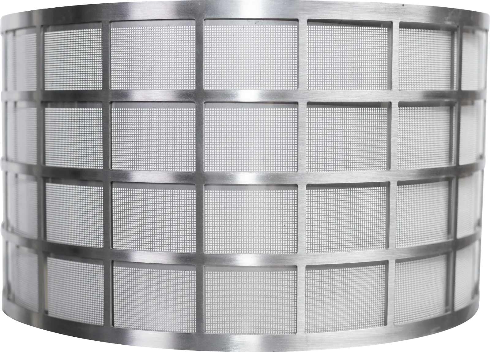 Cylindrical screen for a pharmaceutical hammer mill