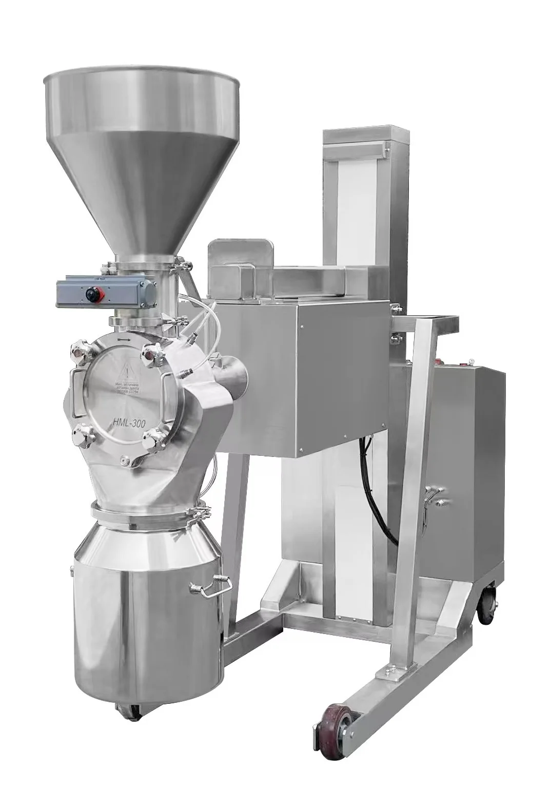 Pharmaceutical hammer mill for dry powder size reduction