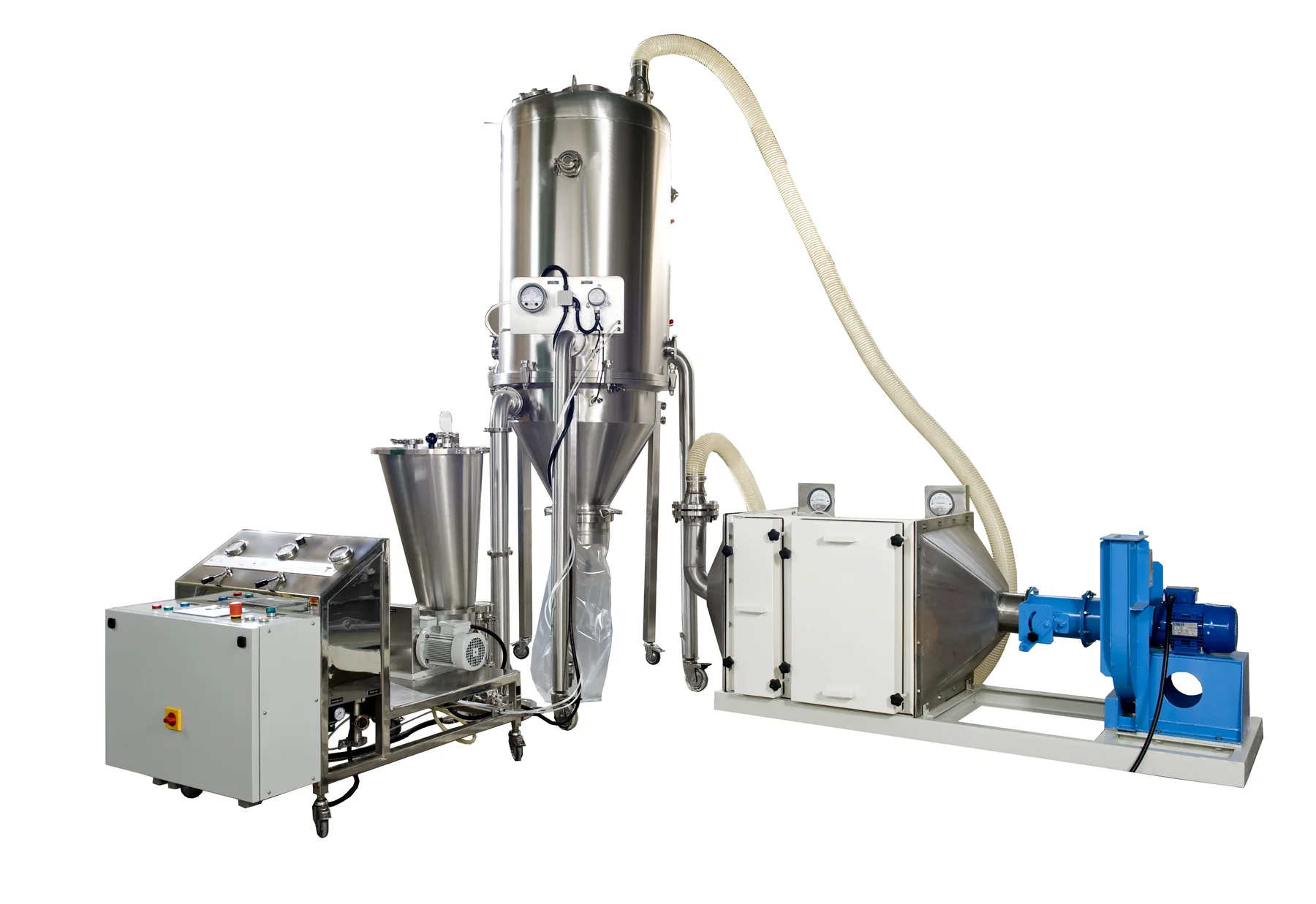 Jet mill system for API powder micronization and fine particle processing